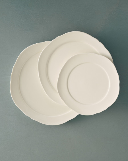 ASSIETTE PLATE Ø26XH1.5 BLANC SILHOUETTE SERAX