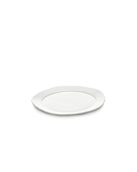 ASSIETTE A DESSERT Ø23,5XH1.5 BLANC SILHOUETTE SERAX