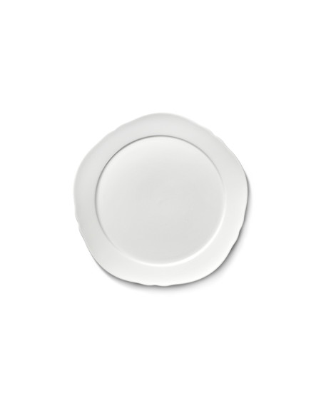 ASSIETTE A DESSERT Ø23,5XH1.5 BLANC SILHOUETTE SERAX