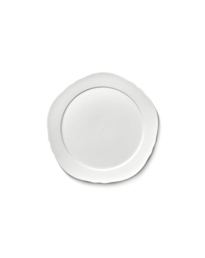 ASSIETTE A DESSERT Ø23,5XH1.5 BLANC SILHOUETTE SERAX