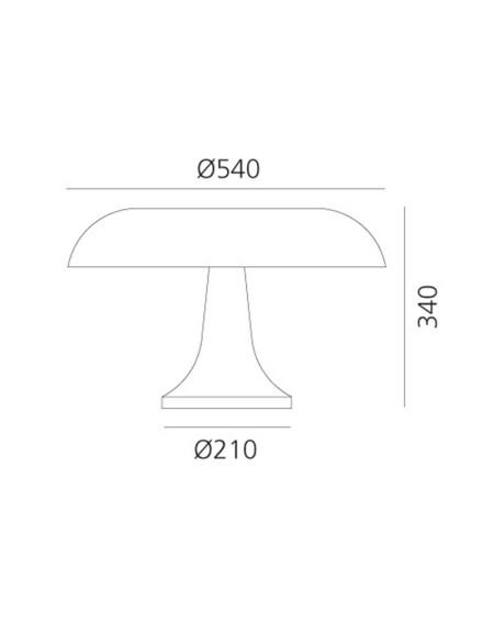 LAMPE A POSER NESSO T ORANGE - ARTEMIDE