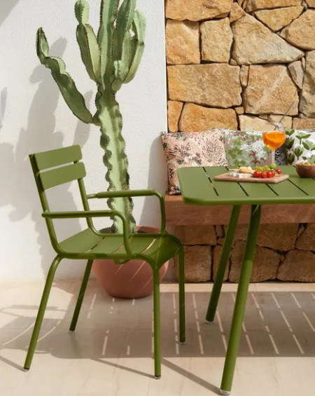 FAUTEUIL BRIDGE LUXEMBOURG BEIGE LATTE FERMOB