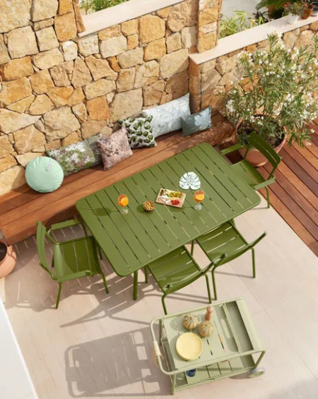 FAUTEUIL BRIDGE LUXEMBOURG BEIGE LATTE FERMOB