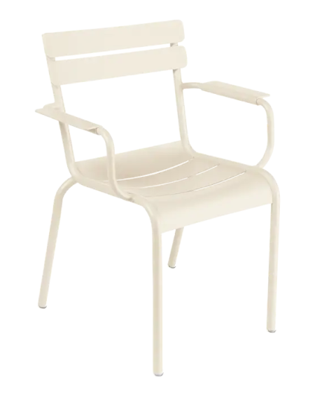 FAUTEUIL BRIDGE LUXEMBOURG BEIGE LATTE FERMOB