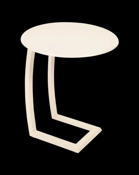 TABLE BASSE ALIZE DEPORTEE Ø48XH55,5 BEIGE LATTE FERMOB