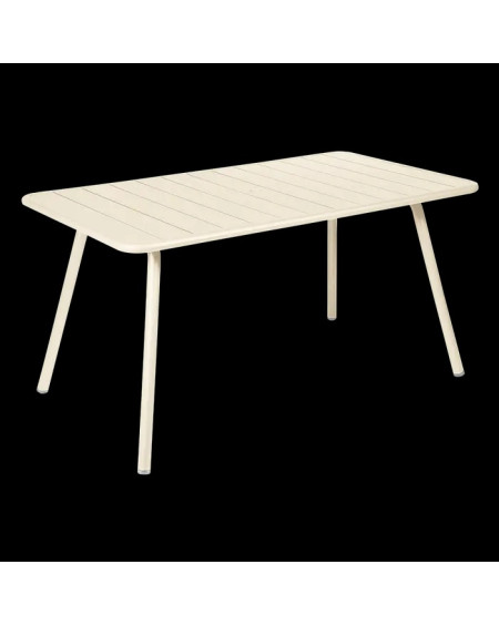 TABLE LUXEMBOURG 143X80 BEIGE LATTE FERMOB