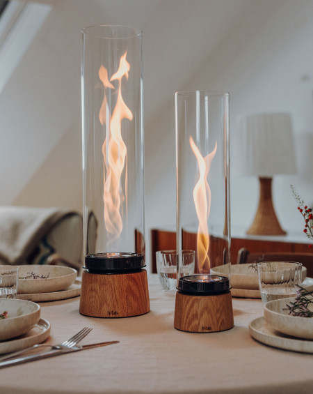 SPIN AIR 900 TABLETOP FIREPLACE OAK (CHENE) HOFATS