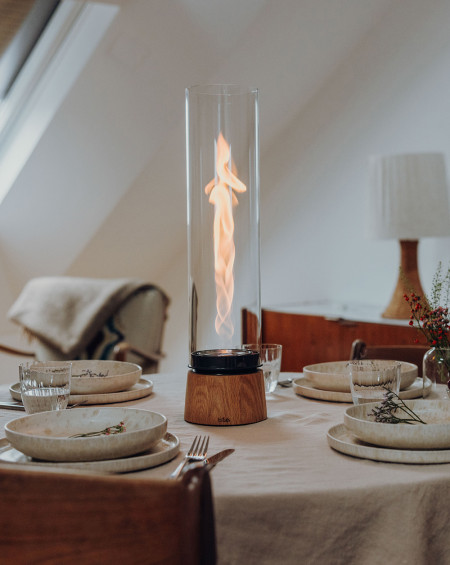 SPIN AIR 1200 TABLETOP FIREPLACE OAK (CHENE) HOFATS