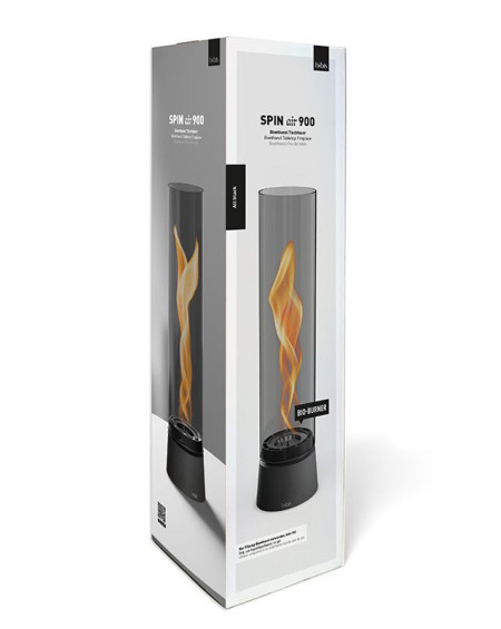 SPIN AIR 900 TABLETOP FIREPLACE ALL BLACK HOFATS