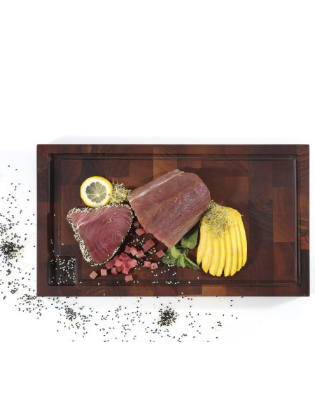 BLOC DE BOUCHER 45X25X4CM NOYER KUCHENPROFI