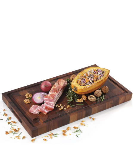 BLOC DE BOUCHER 54X30X4CM NOYER KUCHENPROFI