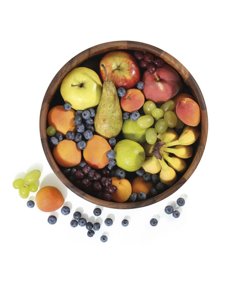 SALADIER Ø30X15CM ACACIA