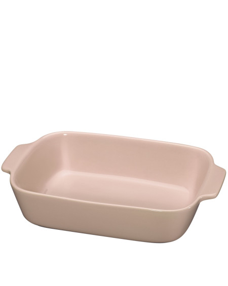 PLAT A FOUR PORTO 30CM RECTANGULAIRE ROSE KUCHENPROFI