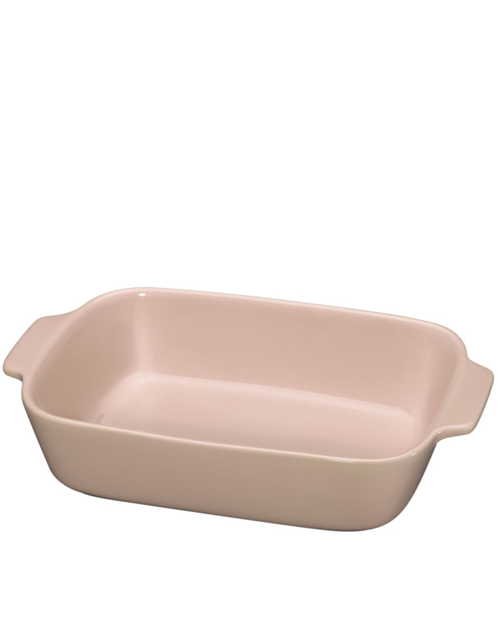 PLAT A FOUR PORTO 30CM RECTANGULAIRE ROSE KUCHENPROFI