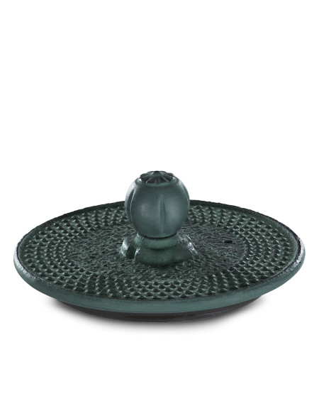 THEIERE EN FONTE AVEC PASSOIRE VERTE 6 TASSES