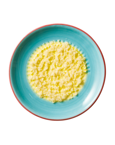 ASSIETTE GRATTOIR A AIL Ø12 BLEU LAGUNE