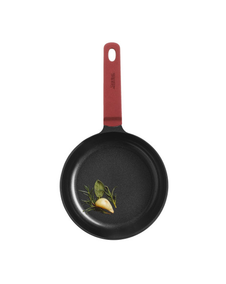 POELE A PANCAKE / BLINIS Ø16 ROUGE FONCE
