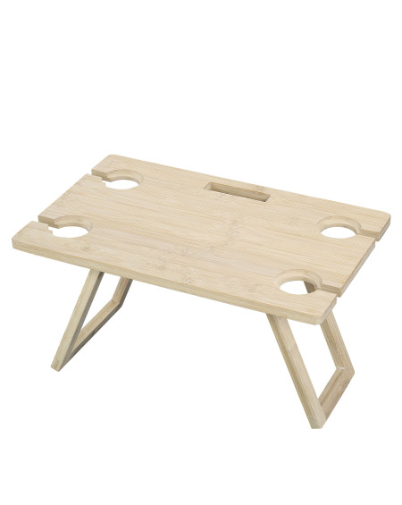 PANIER A PIQUE-NIQUE TABLETTE 4 PERSONNES BLANC/VERT