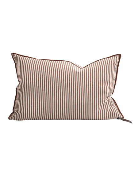 COUSSIN VICE VERSA TOILE PORTOFINO 40X60 ARGILE MAISON DE VACANCES
