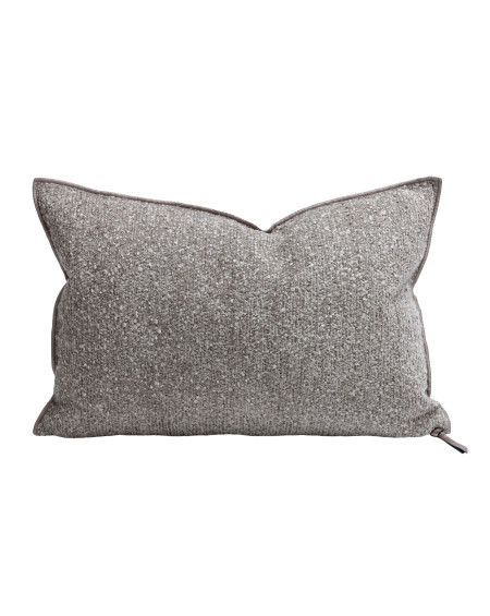 COUSSIN VICE VERSA BOUCLETTE PANETTONE 50X50 TAUPE - MAISON DE VACANCES