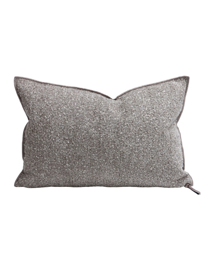 COUSSIN VICE VERSA BOUCLETTE PANETTONE 50X50 TAUPE - MAISON DE VACANCES