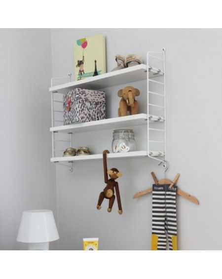ETAGERE STRING POCKET WHITE/WHITE STRING FURNITURE ETAGERE STRING POCKET WHITE/WHITE STRING FURNITURE