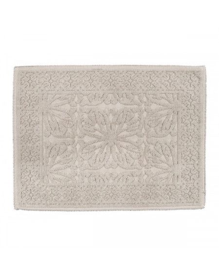 TAPIS DE BAIN HAMMAM 60X80 TAUPE