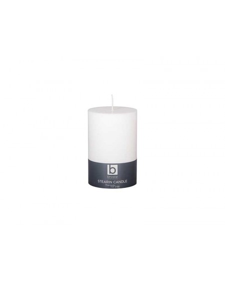 BOUGIE STEARINE BLANC PUR ECO Ø10XH15 BROSTE COPENHAGEN
