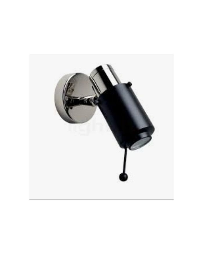 LAMPE BINYSPOTLED LED NICKEL/NOIR  DCW EDITIONS