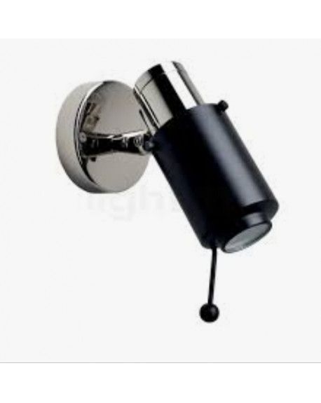 LAMPE BINYSPOTLED LED NICKEL/NOIR  - DCW EDITIONS