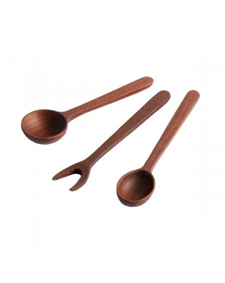 SET DE CUILLERES A TAPAS YAMI FRENE CARBONISE MUUBS