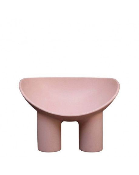 FAUTEUIL ROLY POLY FLESH (ROSE) - DRIADE