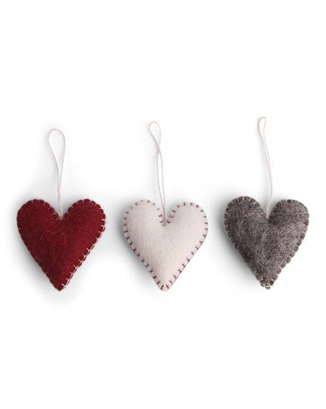 COEUR AVEC SURPIQURES 5,5X6,5 LOT DE 3 - EN GRY & SIF