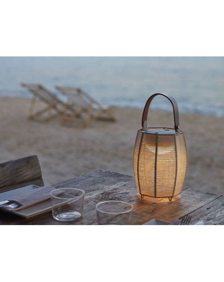 LAMPE DE TABLE RECHARGEABLE TANIT Ø15,5xH29 BOVER LAMPE DE TABLE RECHARGEABLE TANIT Ø15,5xH29 BOVER