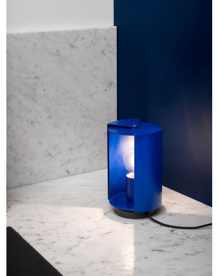 LAMPE DE TABLE PIVOTANTE BLEU CHARLOTTE PERRIAND NEMO LIGHTING