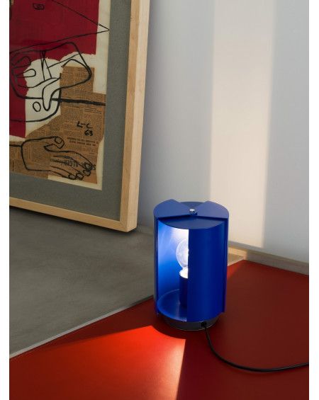 LAMPE DE TABLE PIVOTANTE BLEU CHARLOTTE PERRIAND NEMO LIGHTING