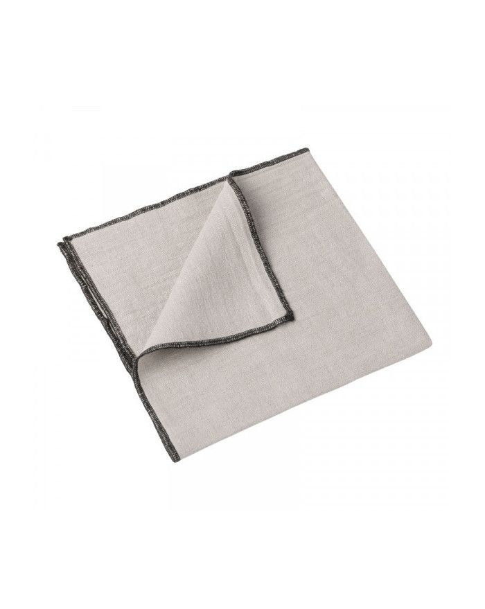 SERVIETTE DE TABLE LURI NATUREL 40X40 HARMONY HAOMY