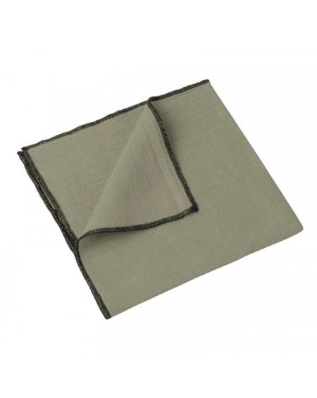 SERVIETTE DE TABLE LURI KAKI 40X40 HARMONY HAOMY