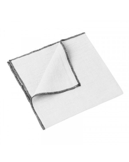 SERVIETTE DE TABLE LURI BLANC 40X40 HARMONY HAOMY