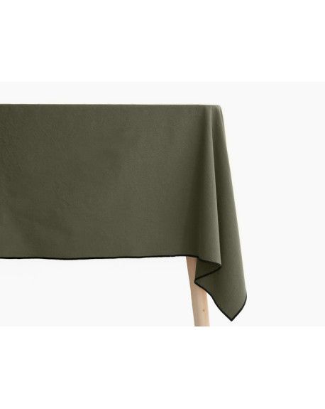 NAPPE HONO KAKI 160X250 COTON TEINT LAVE - VENT DU SUD