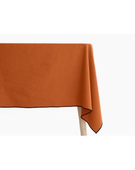 NAPPE HONO TERRE CUITE 160X250 COTON TEINT LAVE - VENT DU SUD
